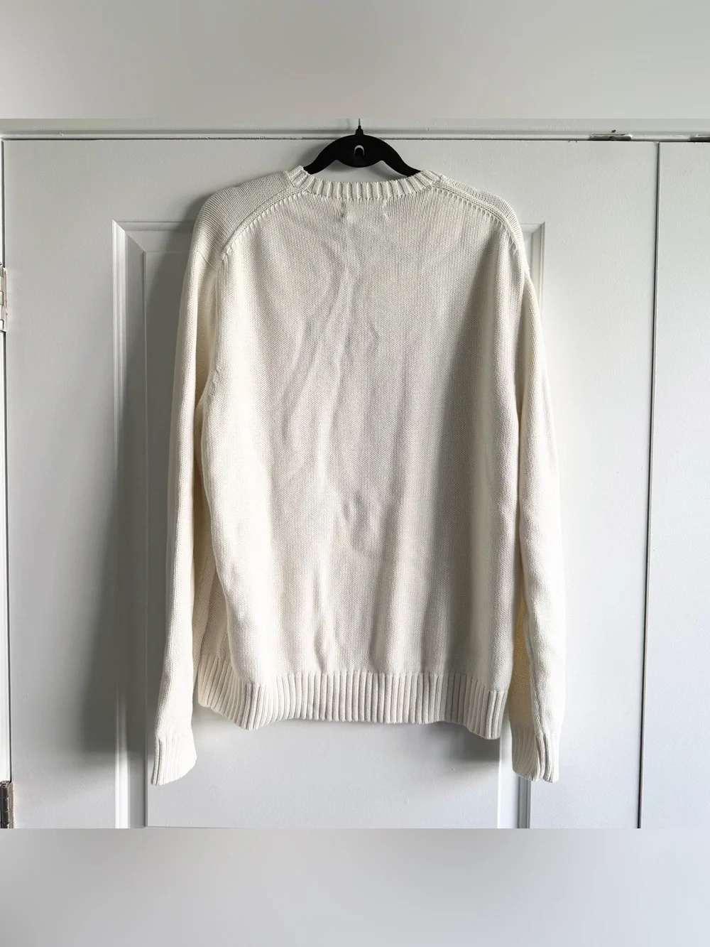 Polo Ralph Lauren White Beach Bear Sweater NWT
